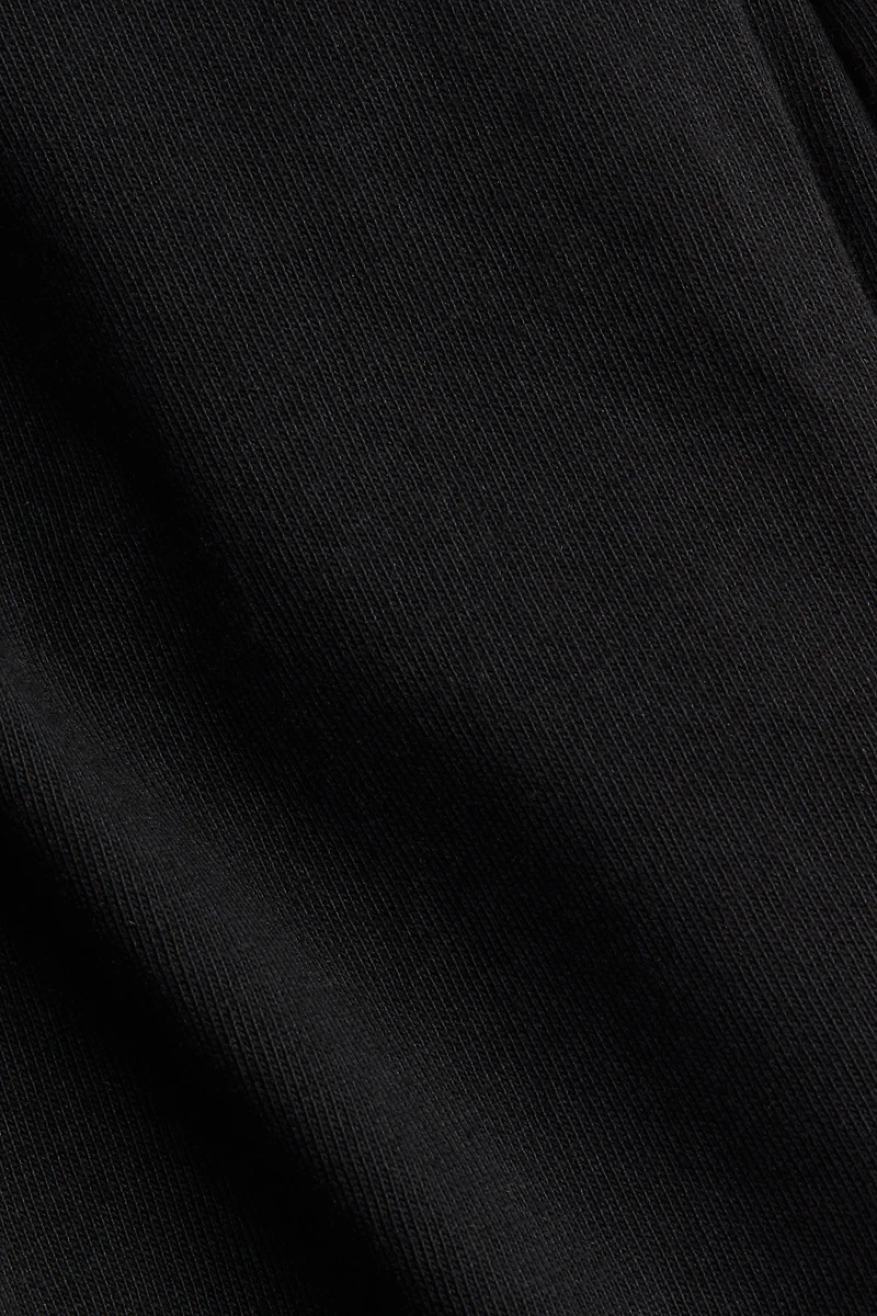 Shoulder-pad T-shirt dress