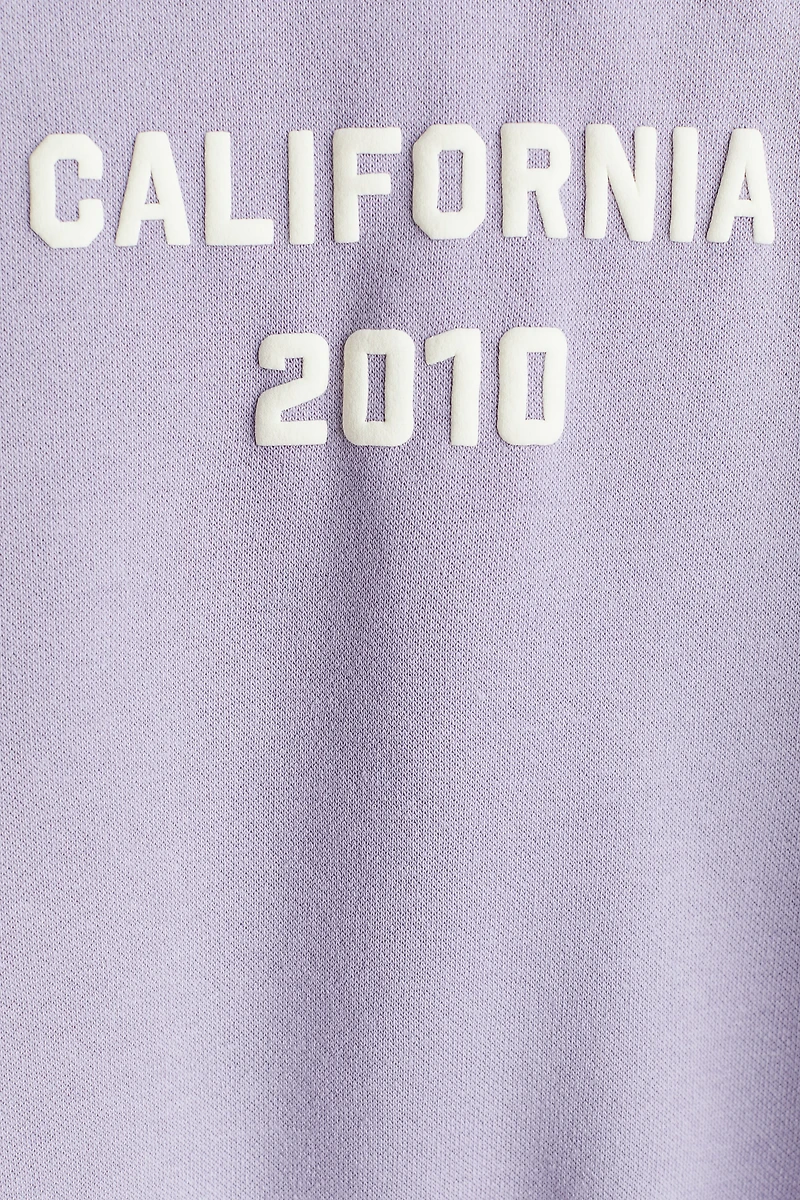 Oversized Hoodie with Motif