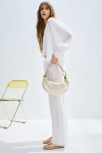 Straight-Leg Drawstring Pants