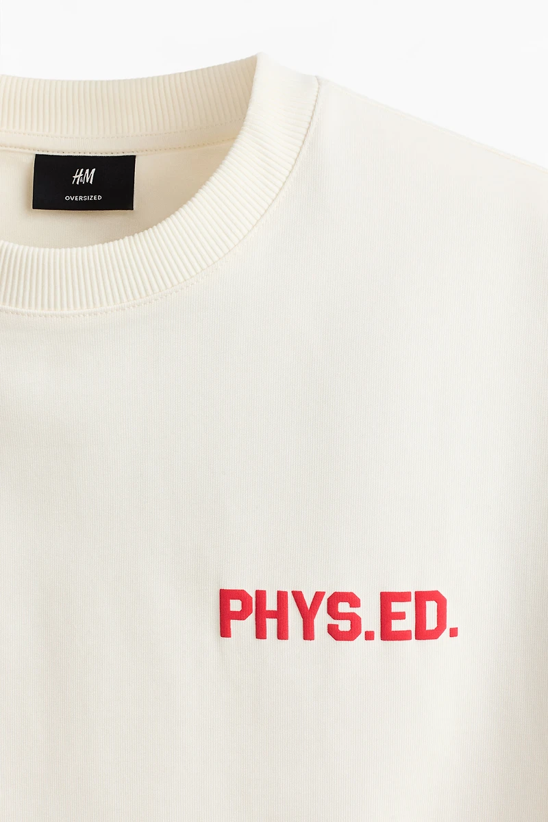 T-shirt imprimé grande taille