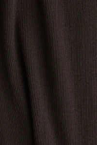 Pantalon en tricot côtelé