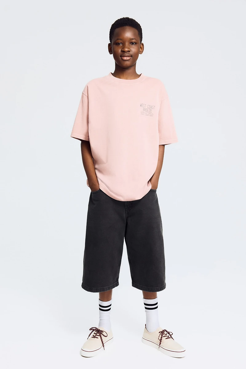 Baggy-Fit Denim Shorts