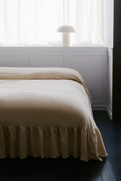 Linen-Blend Bedspread