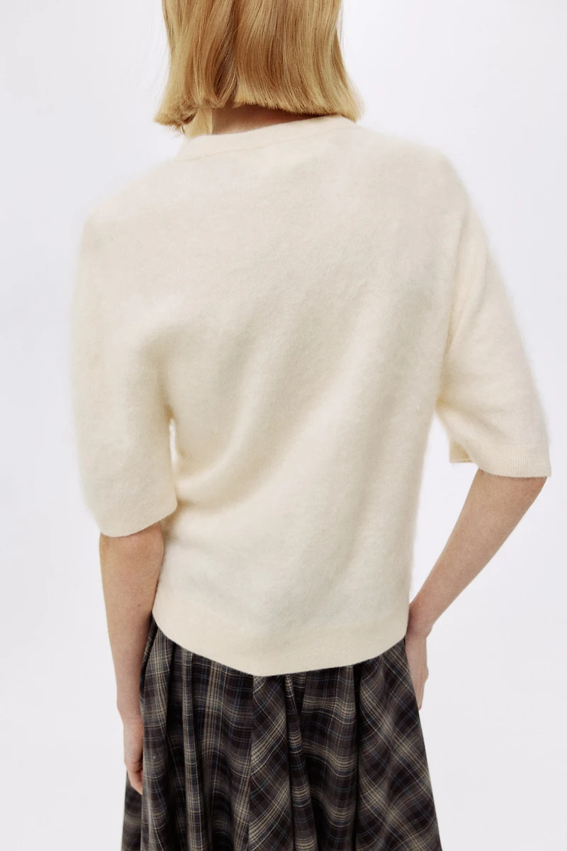 Brushed Cashmere Top