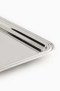 Plateau rectangulaire en inox