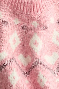 Chandail en tricot jacquard