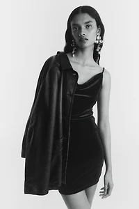 Draped Strappy Dress