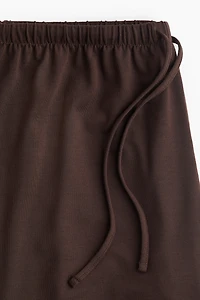Straight-Leg Drawstring Pants