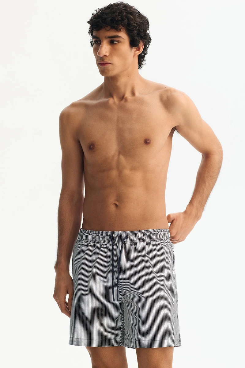 Seersucker Swim Shorts