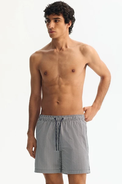 Seersucker Swim Shorts