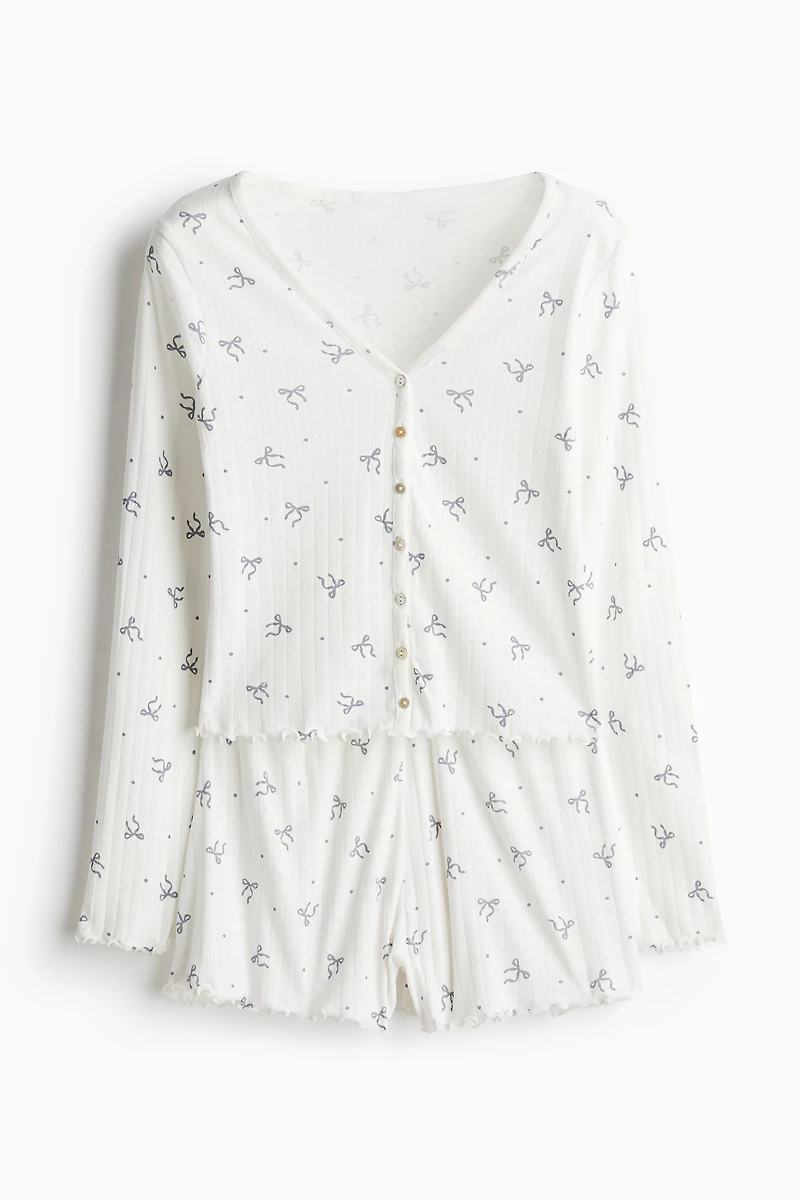 Pyjama en pointelle