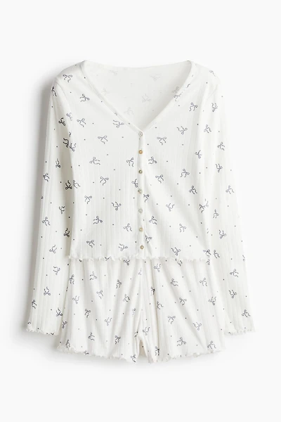 Pyjama en pointelle