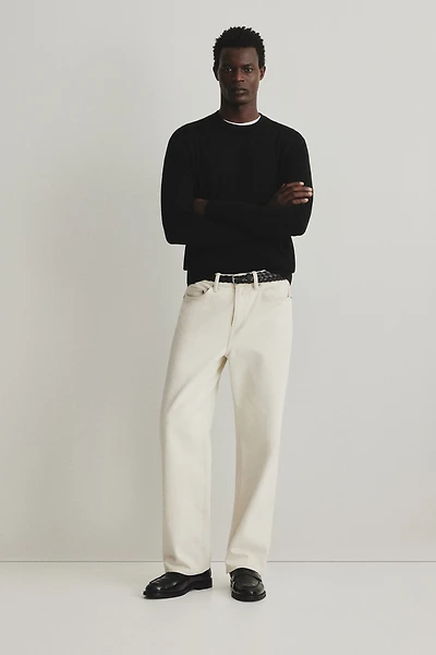 Regular-Fit Merino Wool Sweater