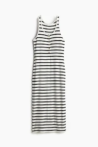 Button-top Jersey Dress