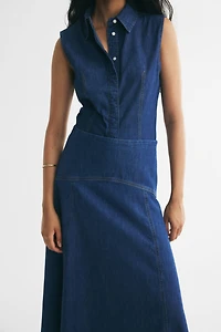 A-Line Denim Skirt