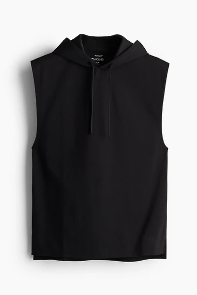 Regular-Fit Sleeveless Sports Hoodie with DryMove™