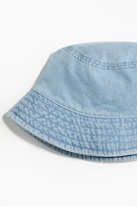 Chapeau en denim de coton