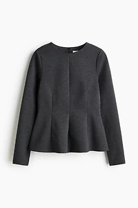 Haut péplum en jersey