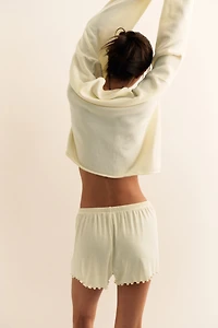 2-Pack Pointelle Pajama Shorts