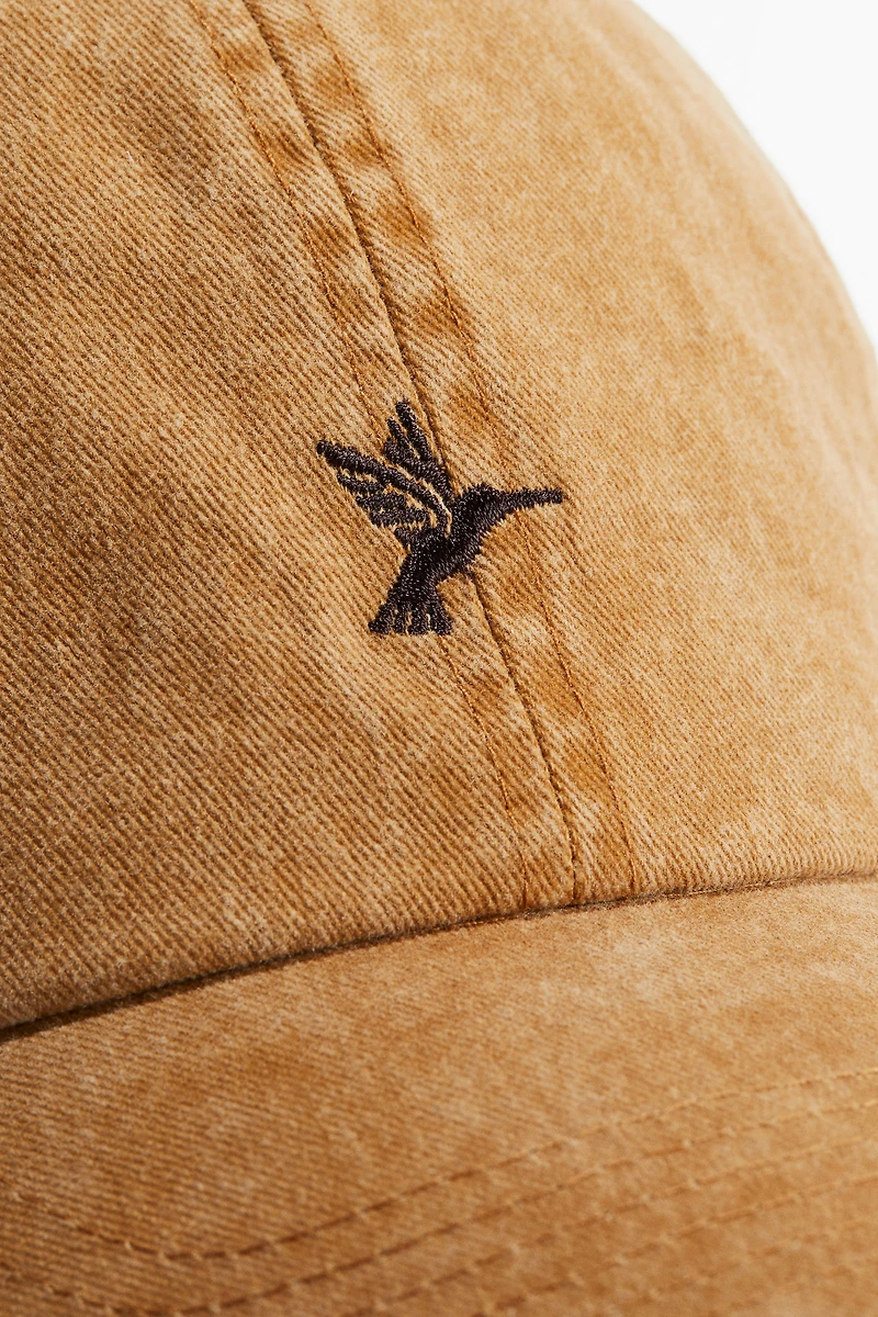 Cotton Cap with Embroidery