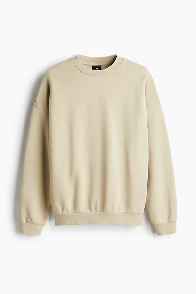 Oversized-Fit Washed Sweatshirt