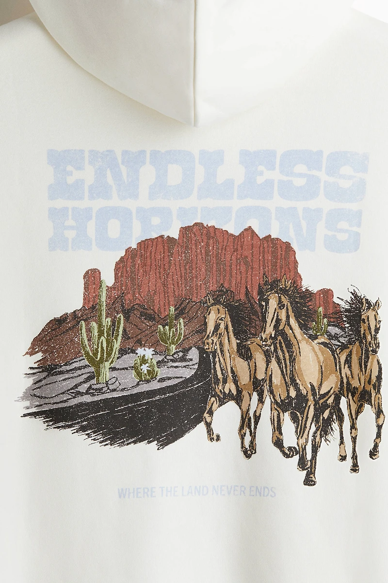 Kangourou imprimé décontracté