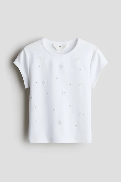 Haut ornementé en coton