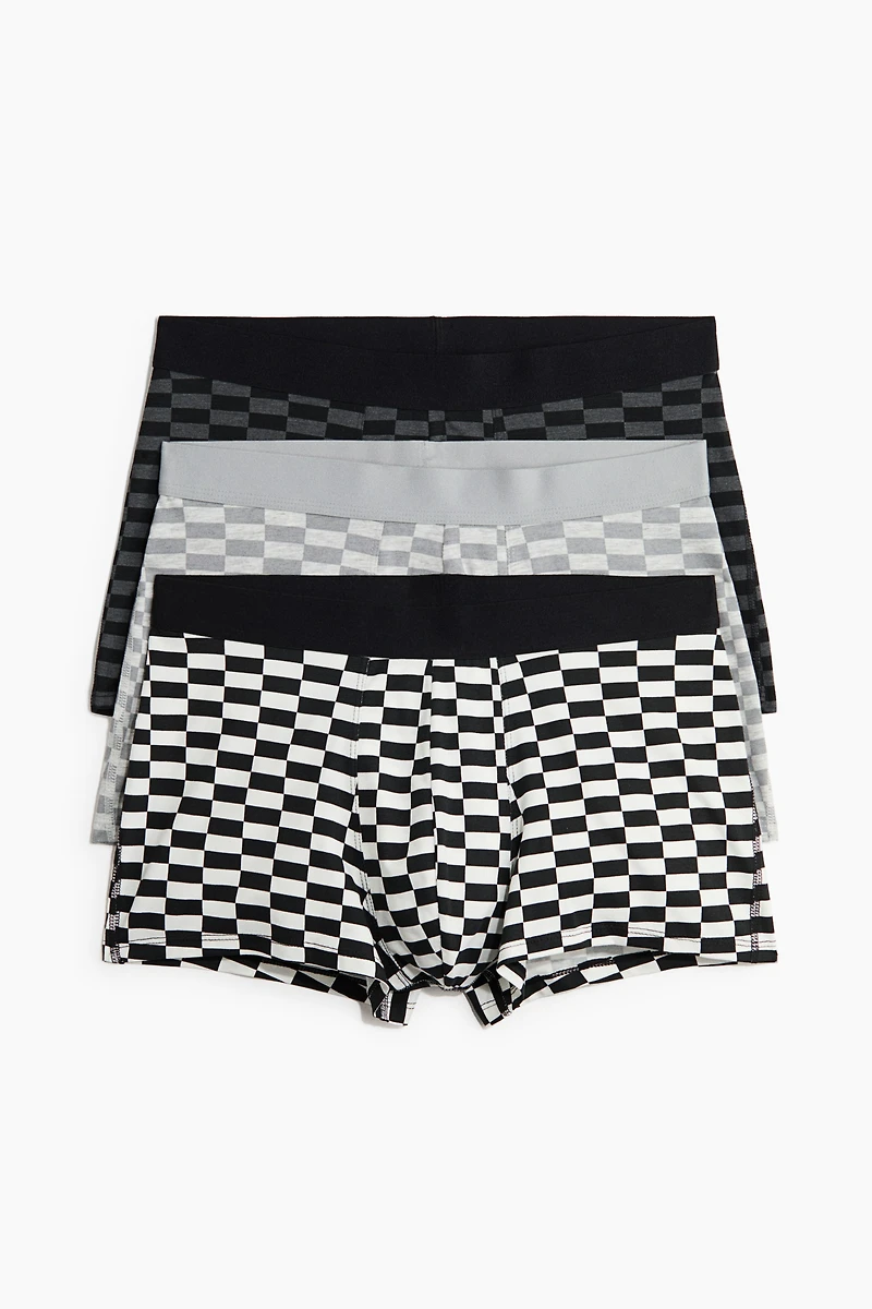 3-Pack Short Cotton Boxer Briefs