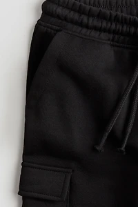 Brushed-Inside Cargo Joggers