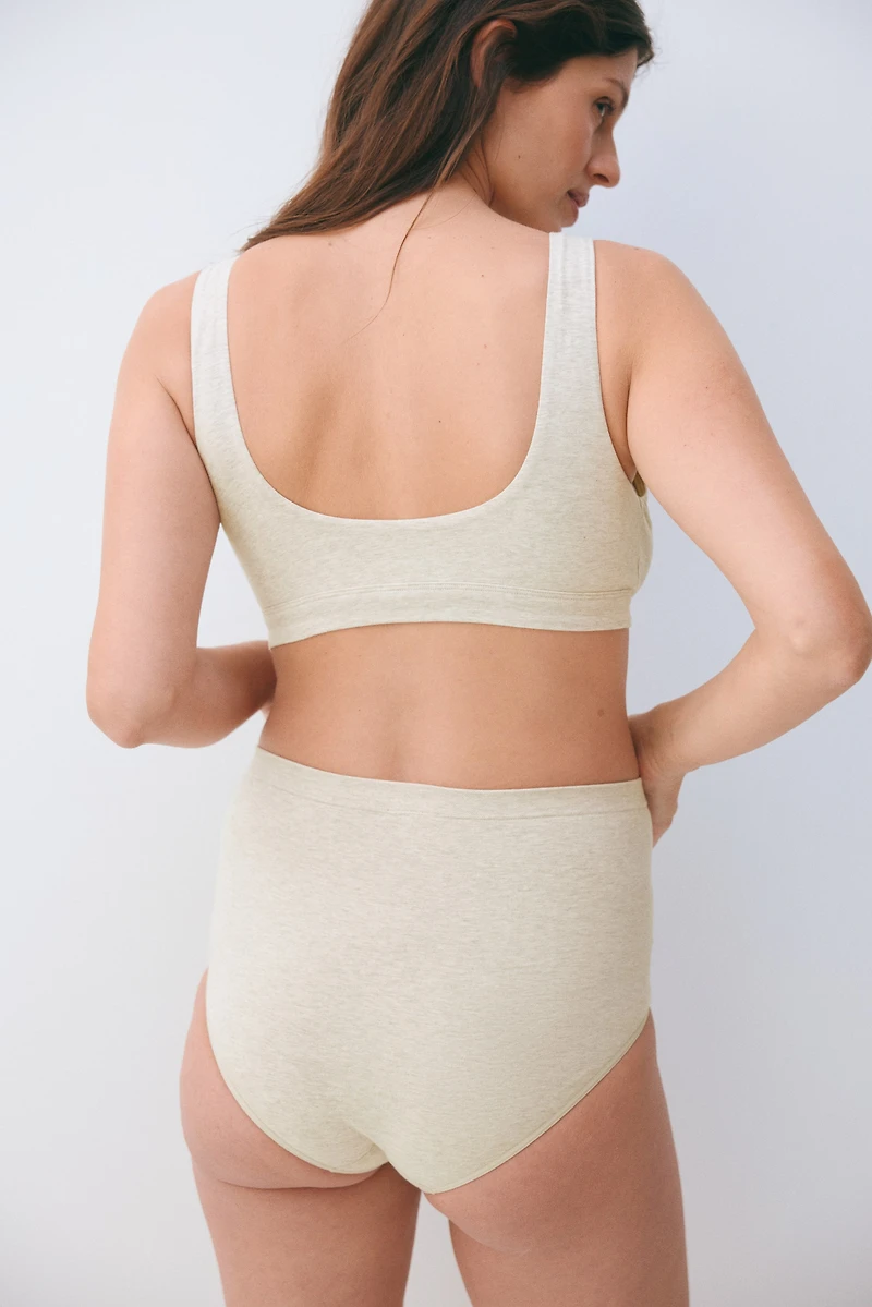 Lot 2 culottes MAMA sans couture en coton mélangé