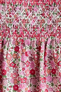 Flutter-Sleeved Cotton Dress