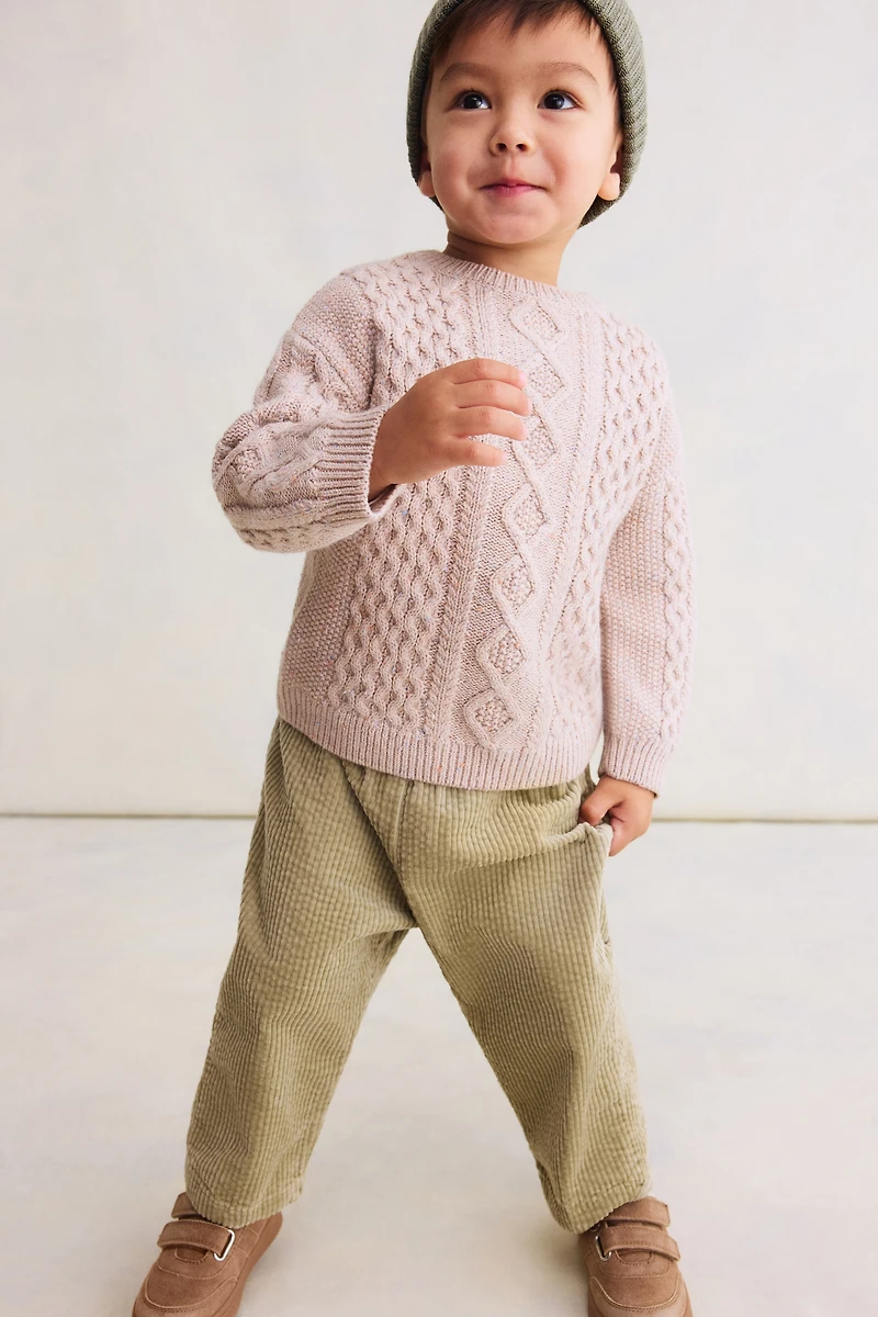 Cotton Corduroy Joggers