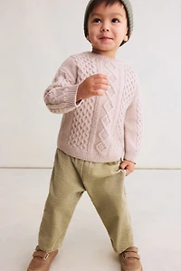 Cotton Corduroy Joggers