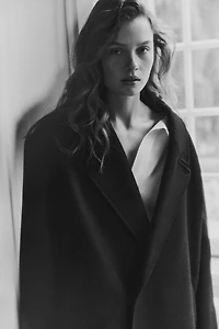 Oversized Wool-Blend Coat