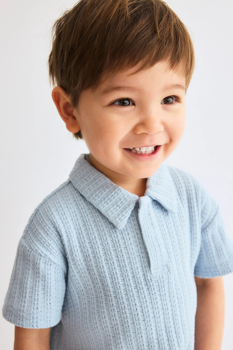 Ensemble 2 pièces en tricot pointelle