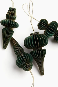 4-Pack Paper Ornaments