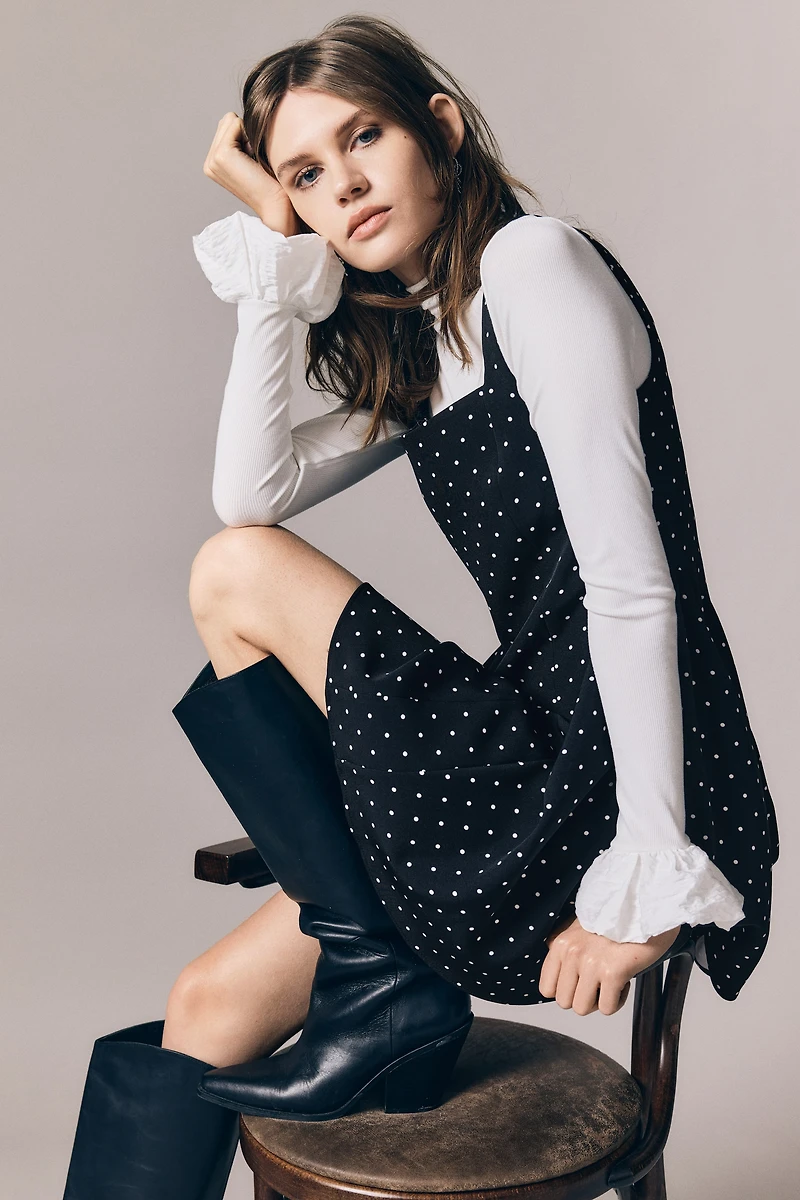 Robe à jupe évasée