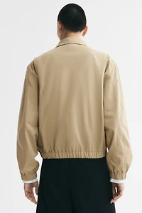 Veste en coton avec col