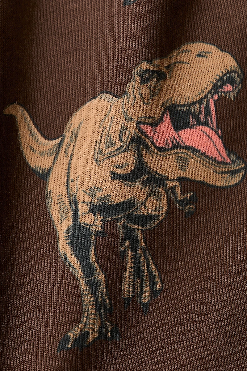 Motif-Detail Sweatshorts