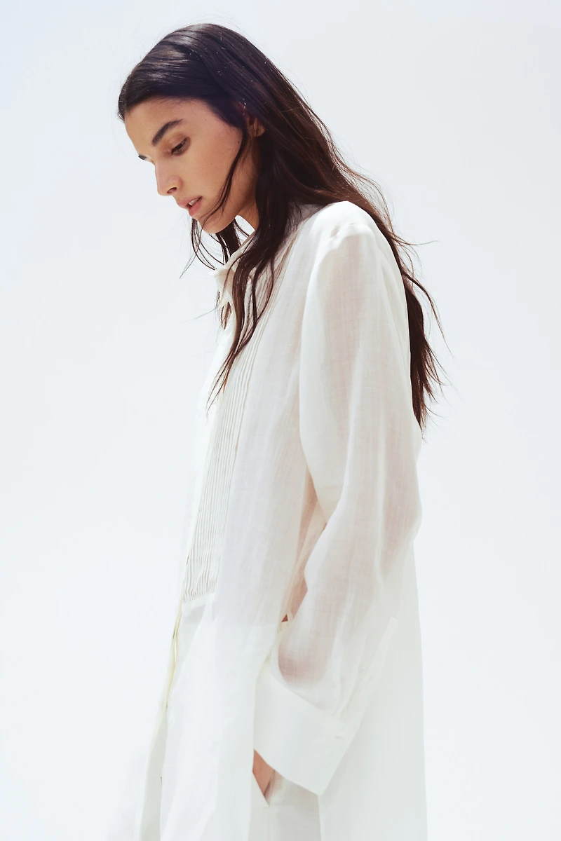 Ramie Tuxedo Shirt
