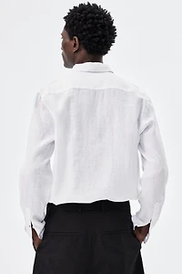 Regular-Fit Linen Shirt