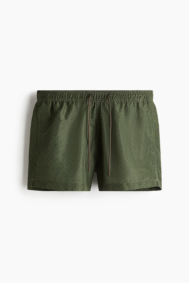 Patterned Swim Shorts