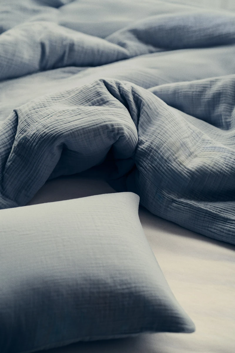Muslin Twin Duvet Cover Set