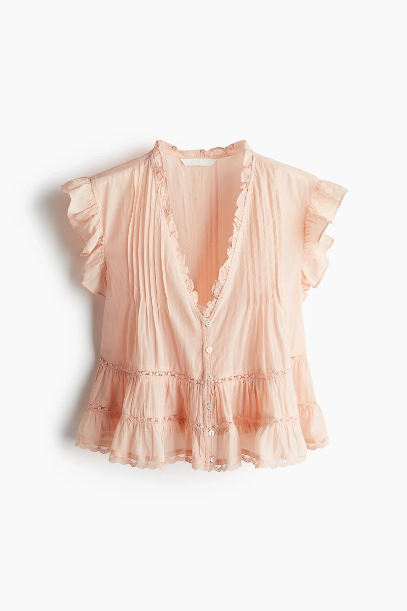 Blouse with Pintucks