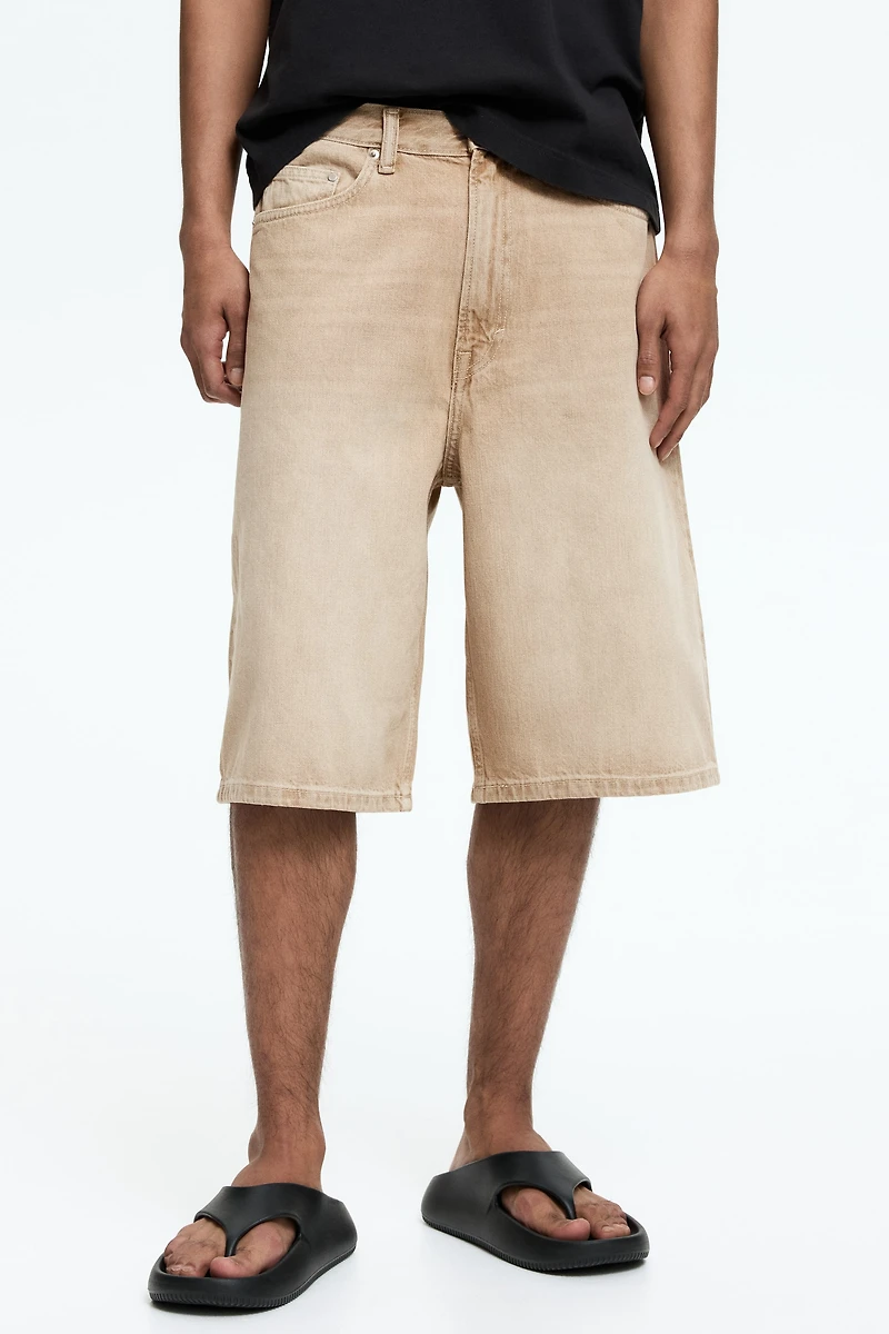 Baggy Denim Shorts