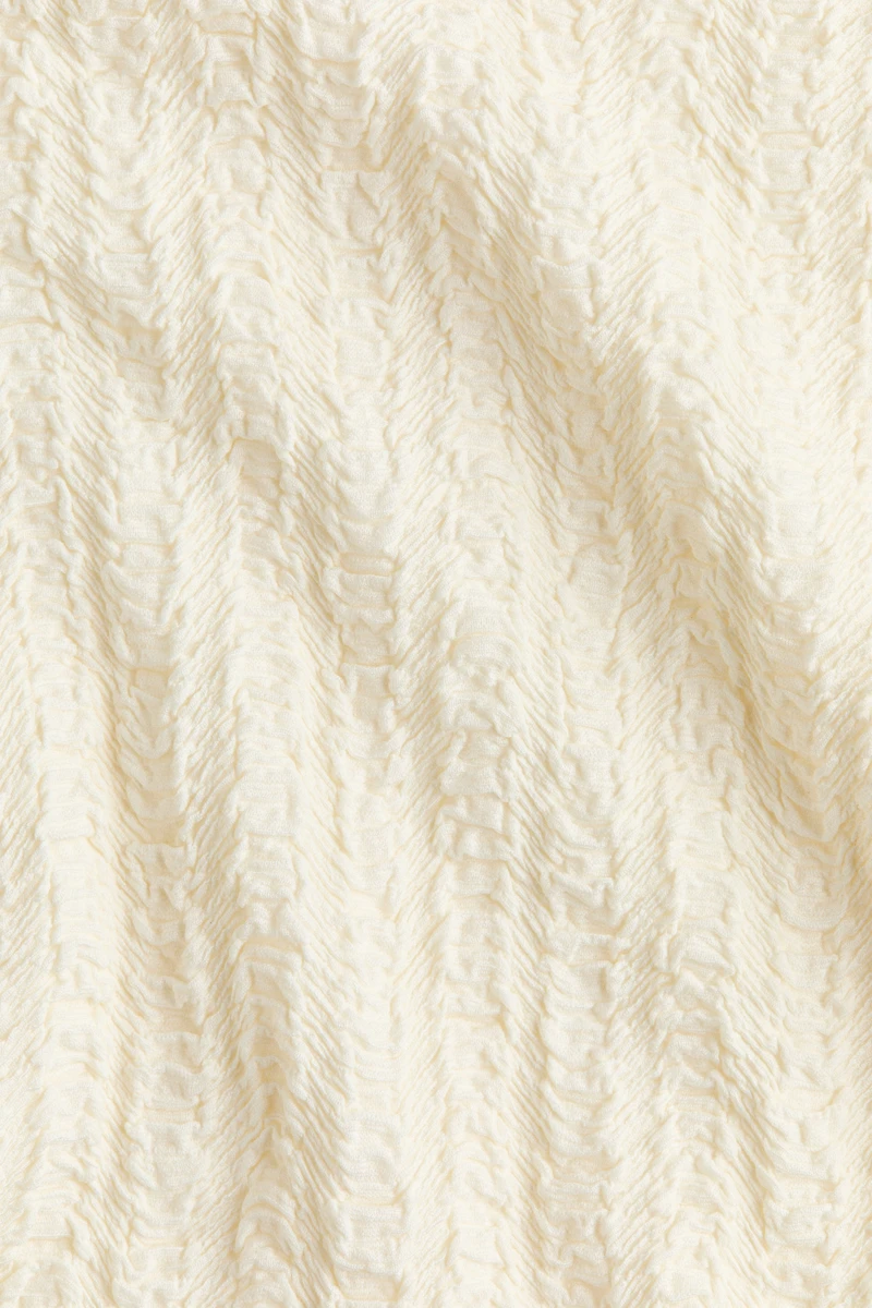 Haut en jersey texturé