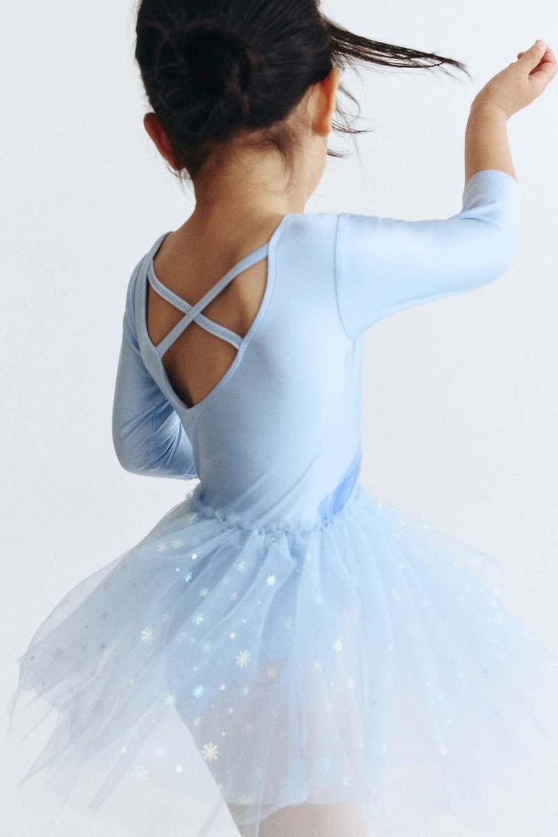 Léotard avec jupe en tulle