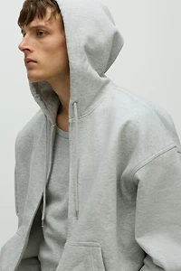 Oversized-Fit Hooded Jacket