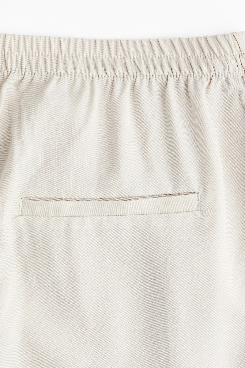 MAMA Pantalon droit en sergé
