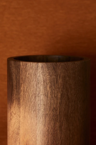 Mango Wood Utensil Holder